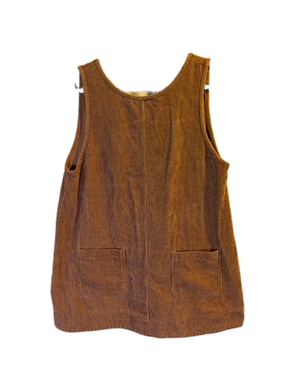 Girls Brown Corduroy Jumper Dress - Classic Pinafore Style